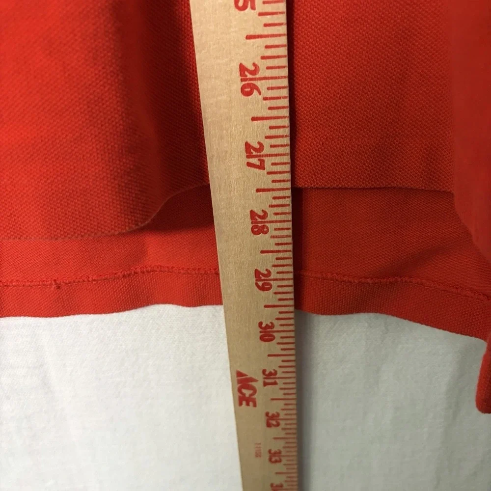 Polo‎ Ralph Lauren Shirt Mens XL Red Big Pony Custom Fit #3 Short Sleeve Golf